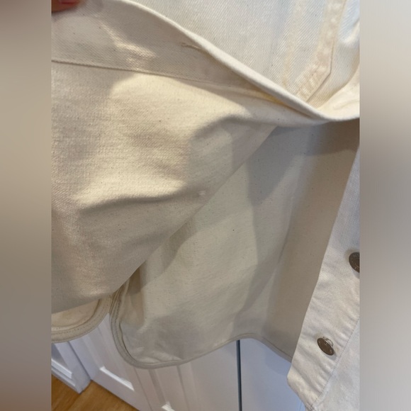 white cream dex jean jacket - Picture 4 of 8